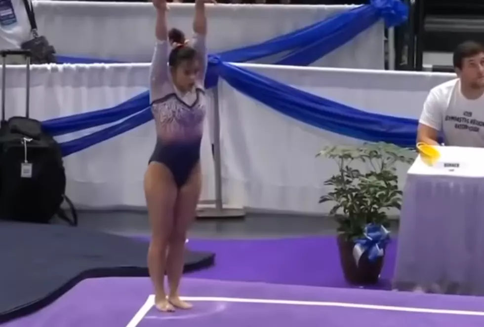 Gymnast Breaks Both Legs