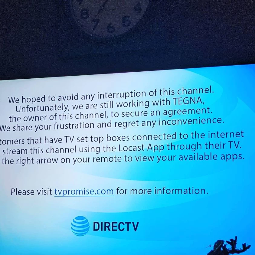 Minnesotans with Directv Have No NBC Channel