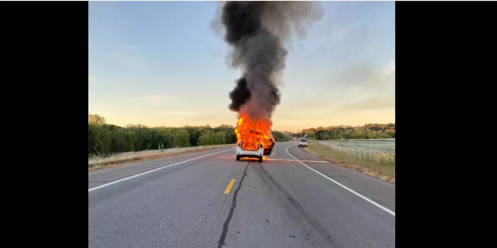 Minnesota Woman Hits Deer And Truck Bursts Into Flames