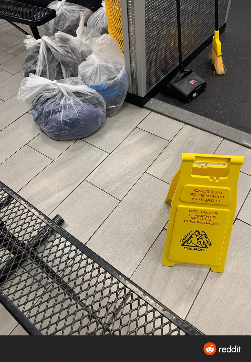 How Upset Would You Be? Employees Bagged Up Clothes at a Gym