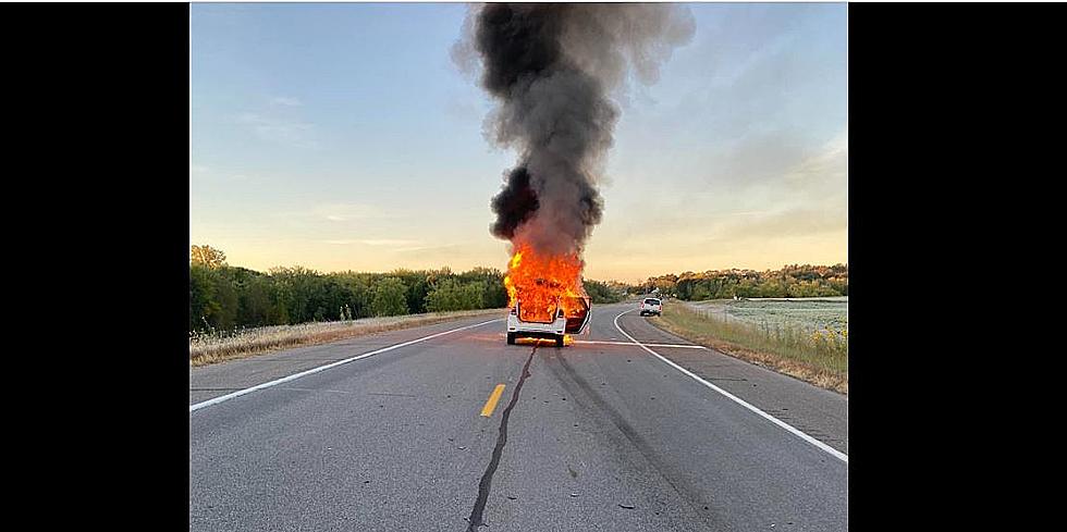 Minnesota Woman’s SUV Bursts Into Flames After Hitting a Deer