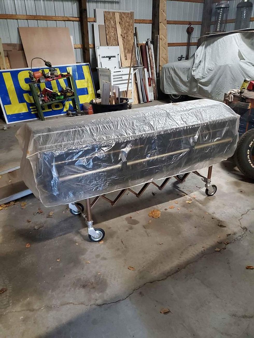 FOUND! Casket/Coffin for Sale in Sauk Rapids – Halloween or Real??