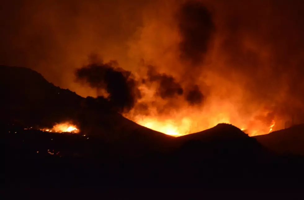 Fire Burning Near Utah Idaho Border
