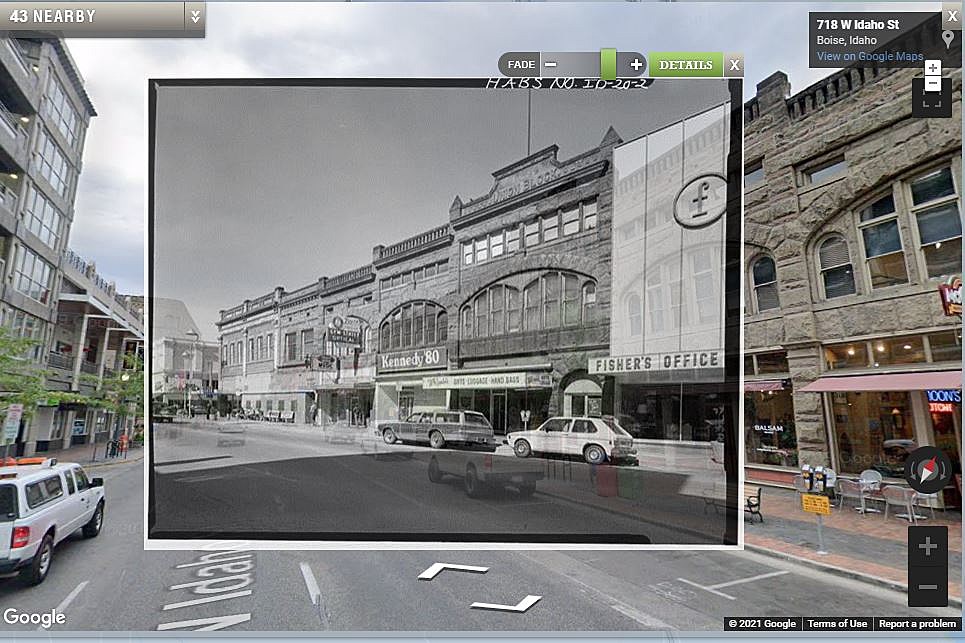Website Combines Google Maps With Vintage Boise Photos