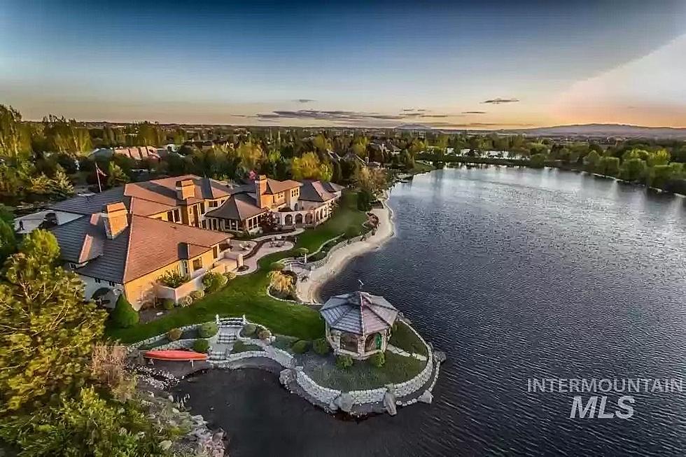 This $3.9 Million Eagle Mansion With Its Own Beach is Like Stepping Into a Fairytale