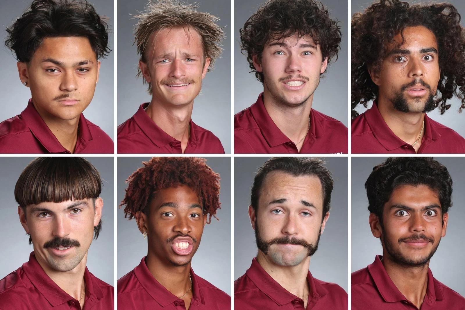 Santa Clara University cross country team's goofy team pics return