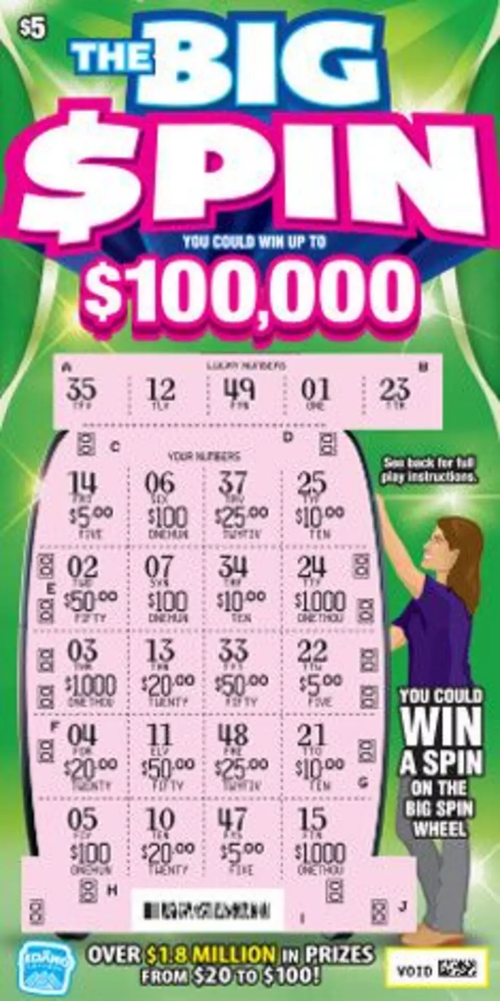 12 Idaho Lottery Scratch Tickets With HUGE Prize Remaining