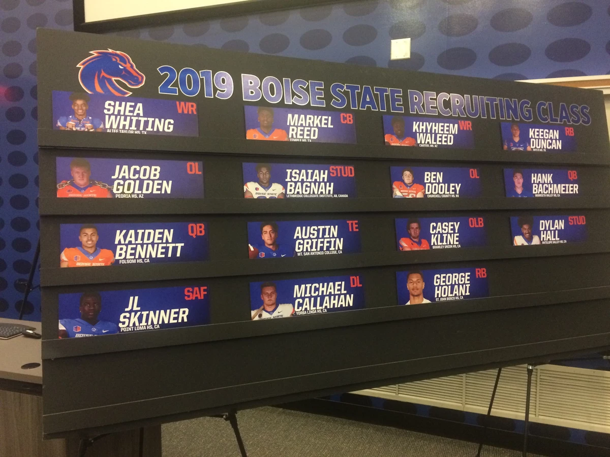 Boise State Football Signs 15 Recruits