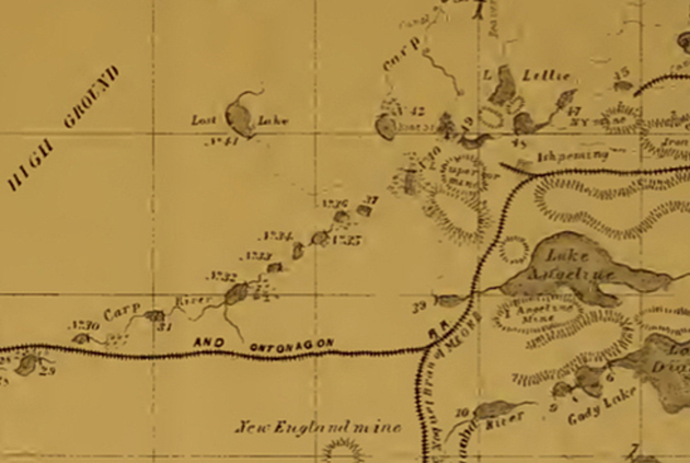 This Map from 1868 Shows Beaver Dams in Michigan That Still Exist Today