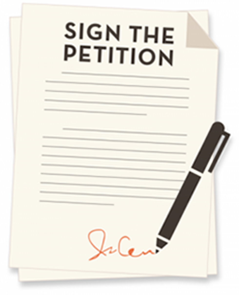 Make sure you know what you are signing before you sign a petition!