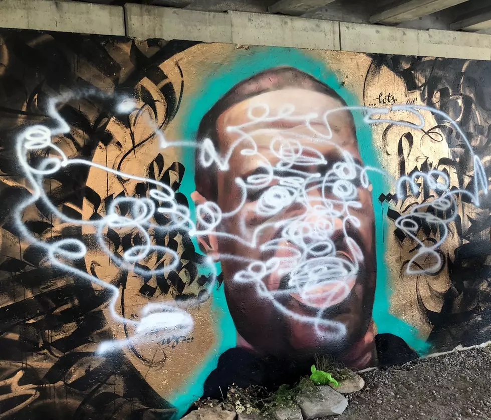 George Floyd Mural in Old Town Vandalized