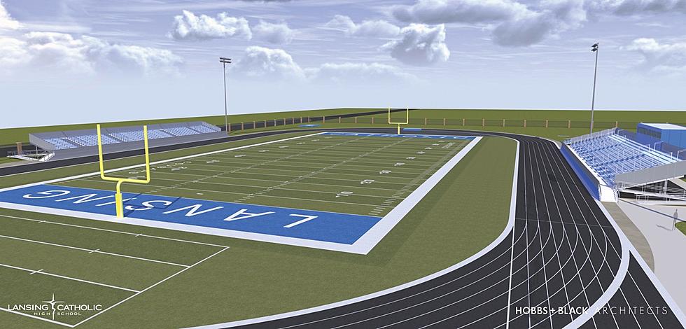 Lansing Catholic High School&#8217;s New Football Field Taking Shape