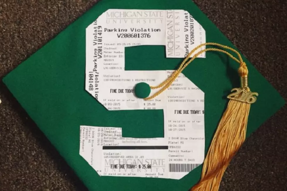 Michigan State Grad Puts Parking Tickets on Mortar Board, MSU Police Respond Hilariously