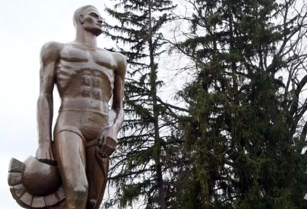 Spartan Statue Vandalized in Advance of Controversial Speaker