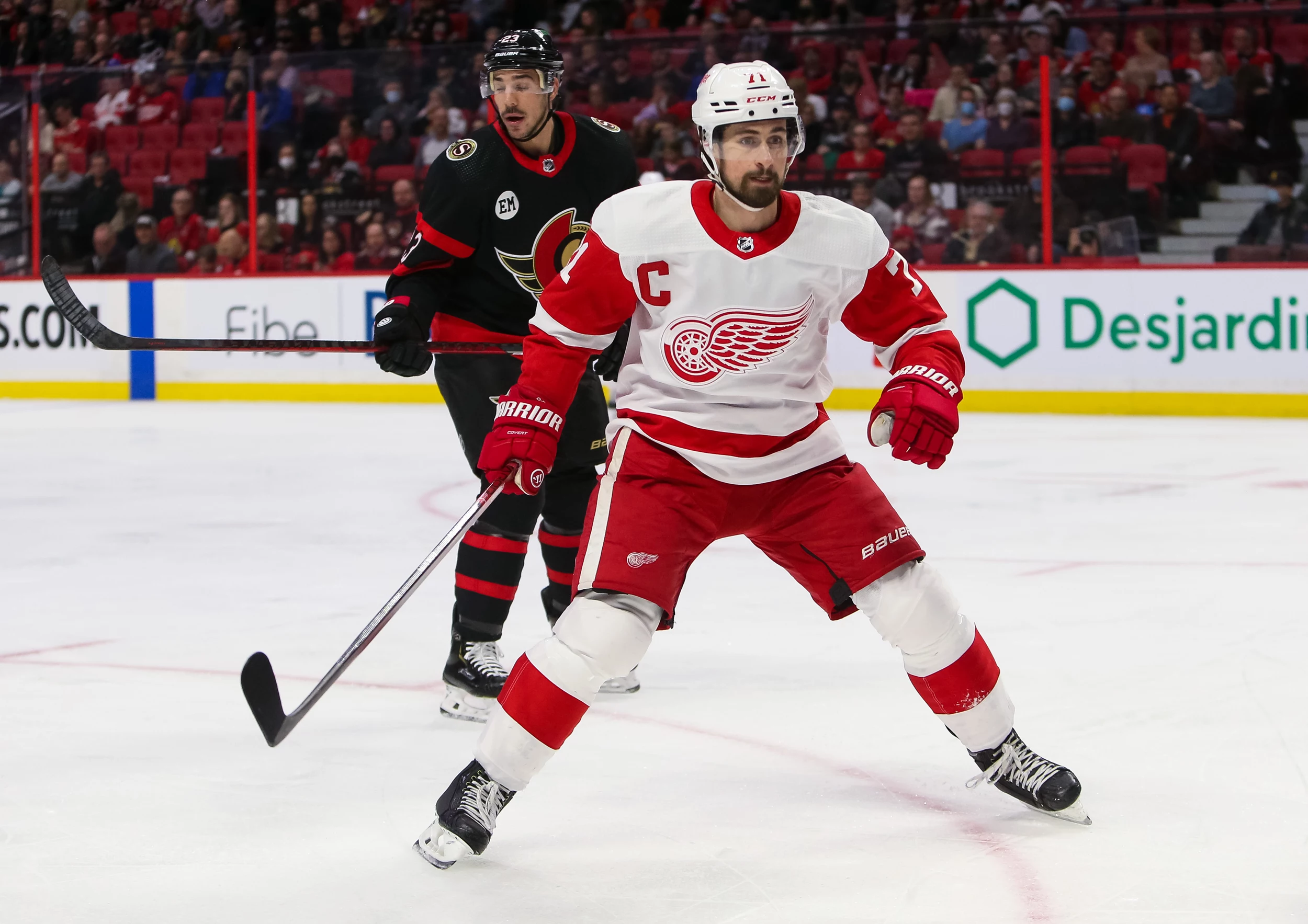Red Wings come to roster decision, go with one less forward
