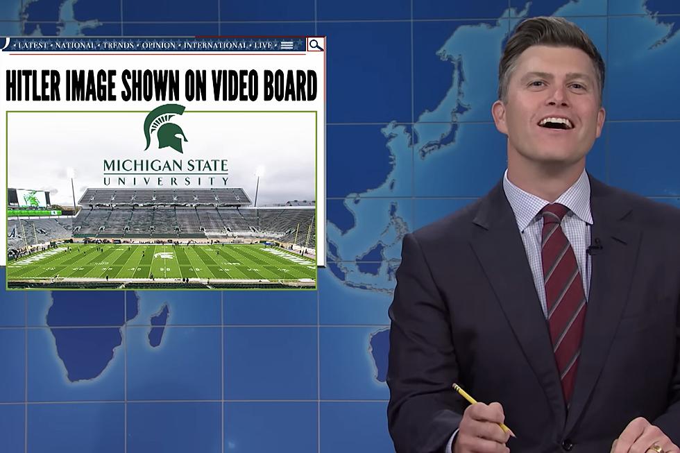 Saturday Night Live Roasts Michigan State For Hitler Image On Spartan Stadium Scoreboard