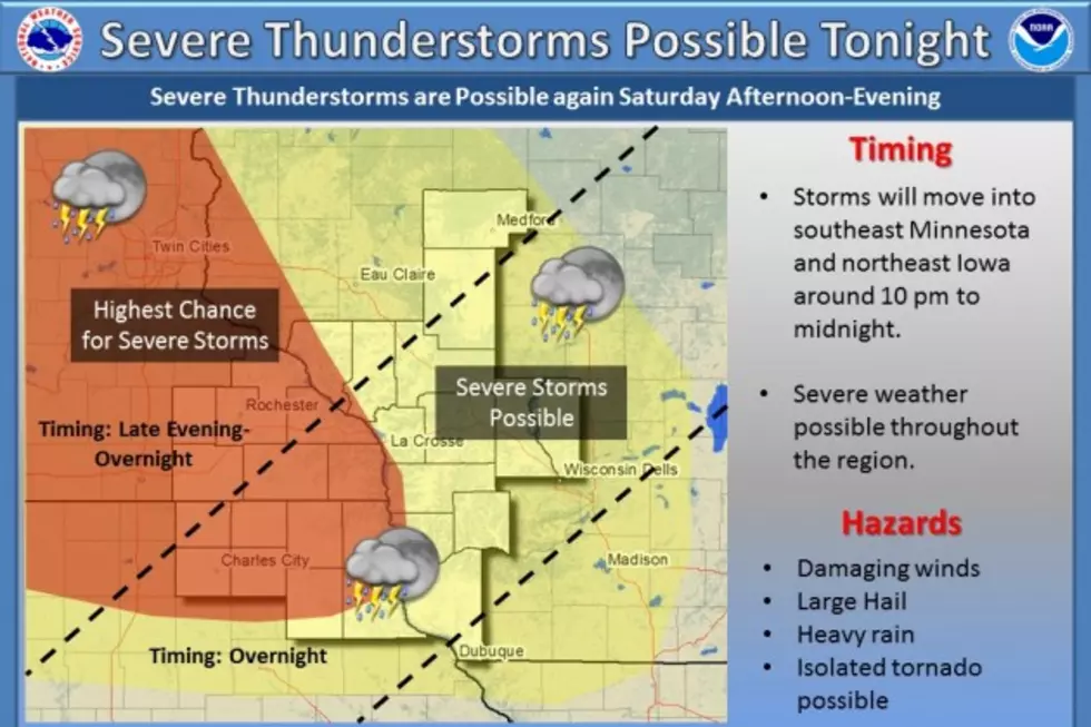 Severe Thunderstorms Possible Tonight