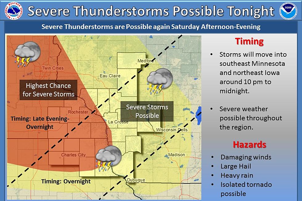 Severe Thunderstorms Possible Tonight