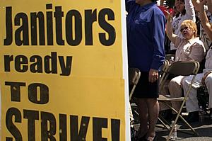 Thousands of Janitors Plan One Day Strike