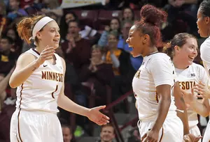 Gophers Cruise Past Huskers 110-73