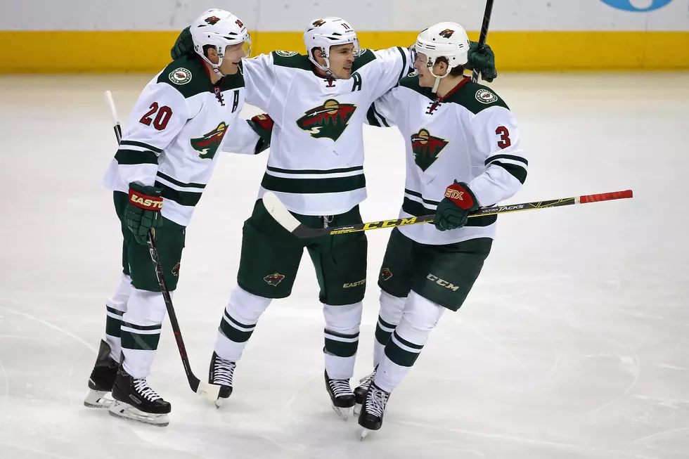Parise, Dubnyk Lift Wild to 4-0 Win Over Avalanche