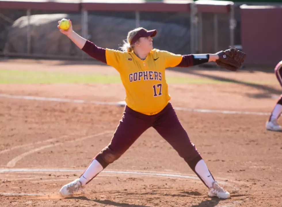 Gopher Pitcher Wins Big 10 Honors for Softball