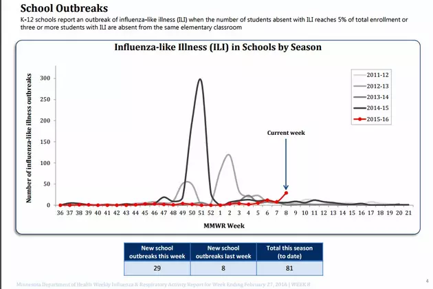 Flu Activity Remains Widespread in Minnesota