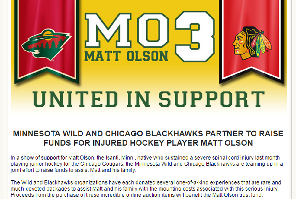 Injured Minnesota Hockey Player to Rehab at Mayo