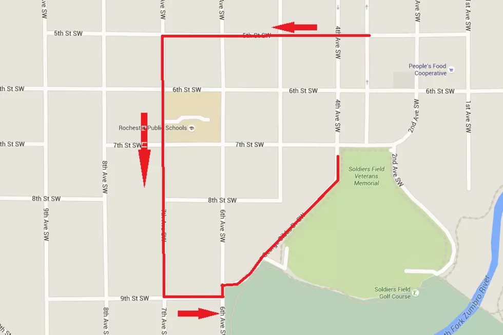 Rochesterfest Parade Route