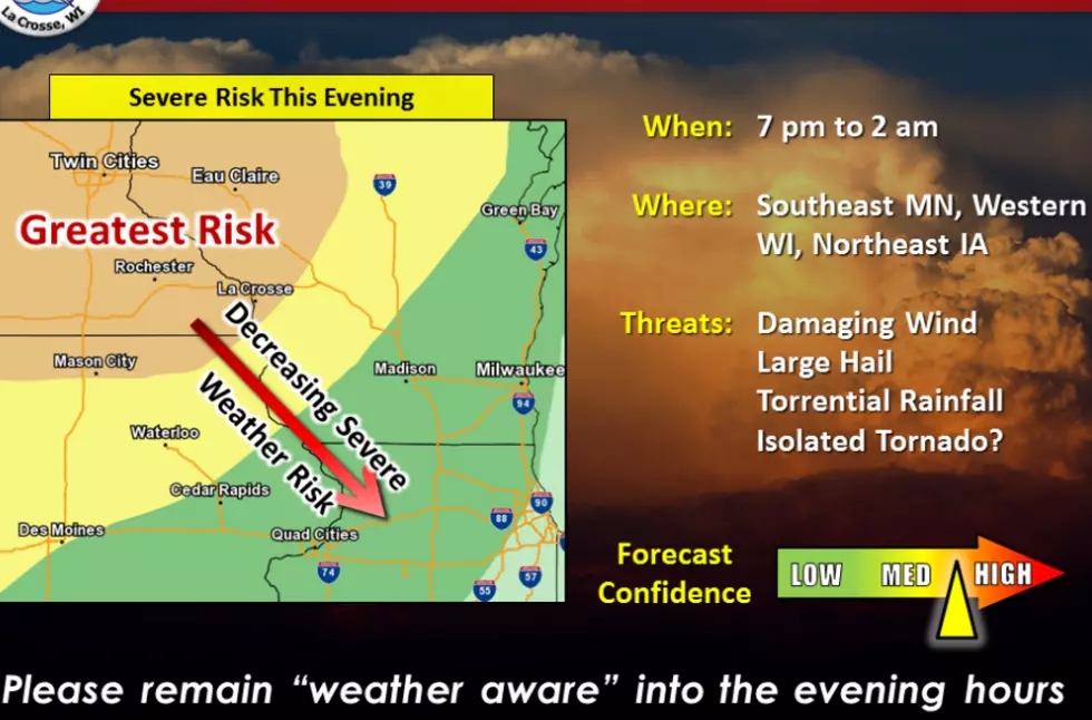 Stormy Weather Possible in Southeast Minnesota