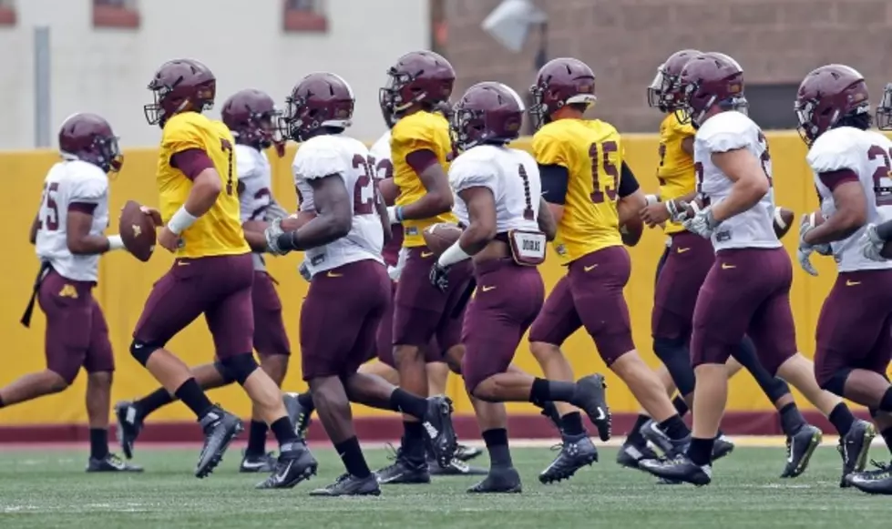 Gopher Football Team Gets Ready for the Opener