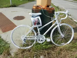 Memorial for Bicyclist Appears at Rochester Intersection