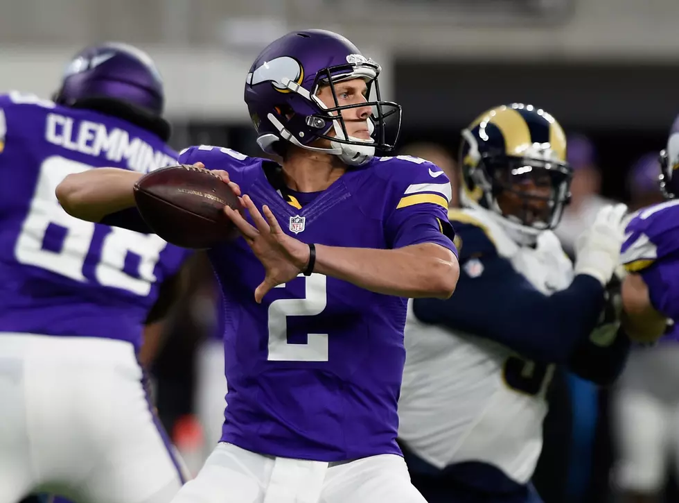 Vikings Cut Two Quarterbacks; Sherels Returns