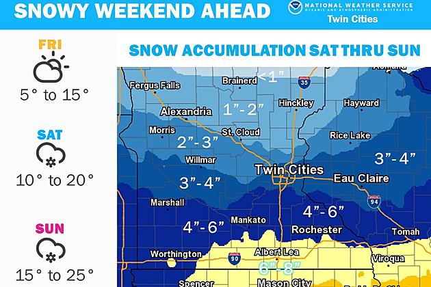 Rochester Expecting Snow Followed by Blast of Arctic Air
