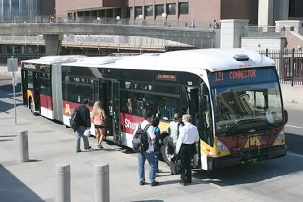 An Articulated Bus Makes the Rounds in Rochester