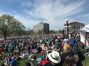 Thousands Attend Demonstration in Support of Science