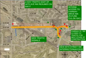 Traffic Shift Starts Friday at Rochester&#8217;s 55th Street Project