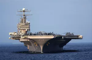 U.S. Aircraft Carrier Deployed to Hurricane Zone