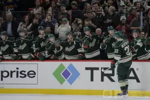 Wild Score Three Times in First Period, Never Look Back