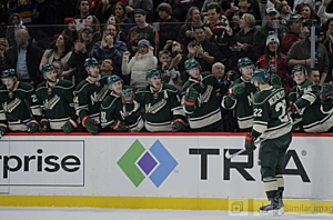Wild Score Three Times in First Period, Never Look Back