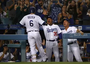 Dozier Homers in Dodgers Debut