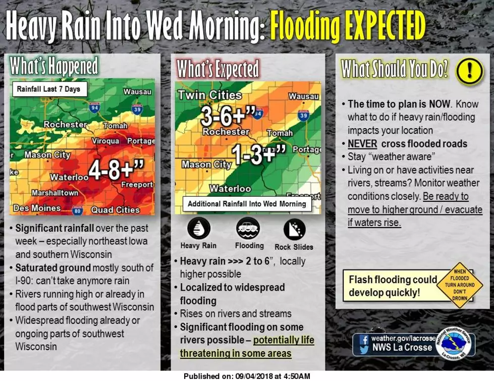 Expect Heavy Rain Today, Area Flooding Likely