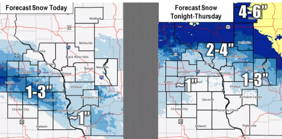 Two Feet of Snow for SW Minnesota; Two Inches for SE Minnesota?