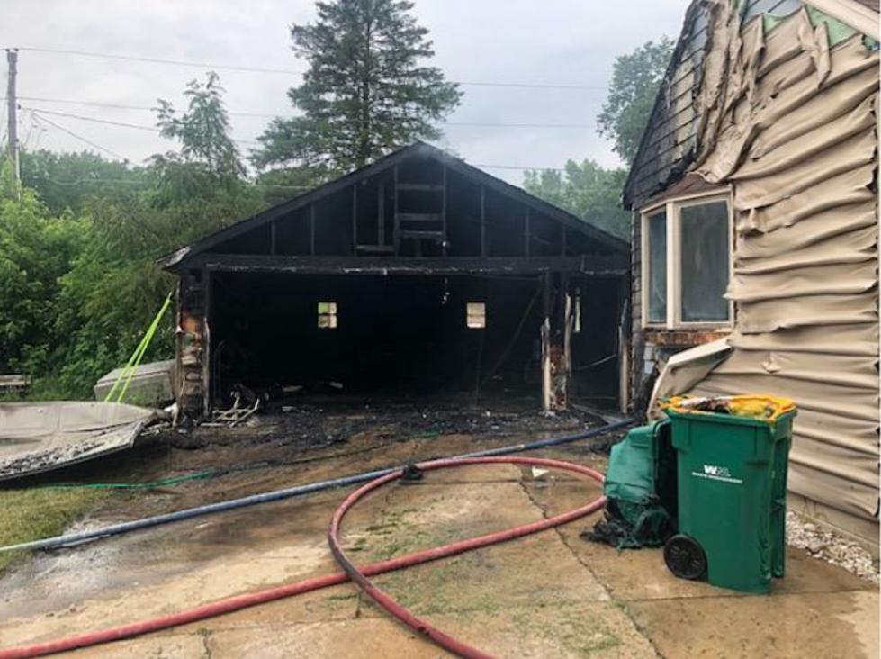 Garage Catches Fire In Southeast Rochester