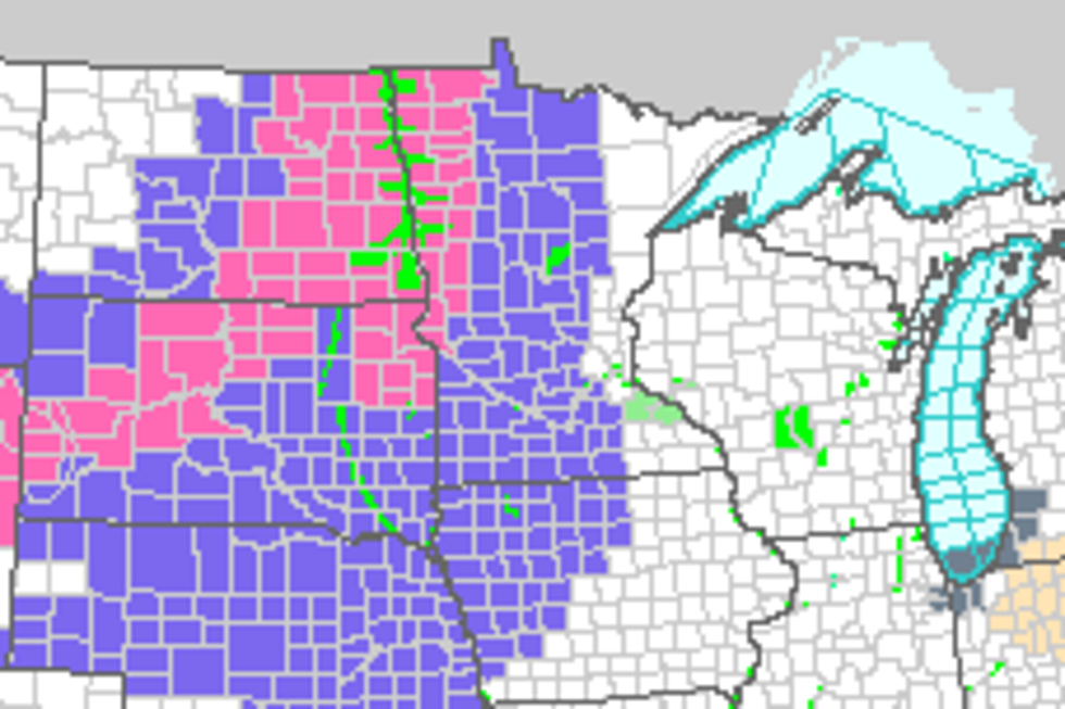 Large Part of Minnesota Facing Wintry Mix Through Friday