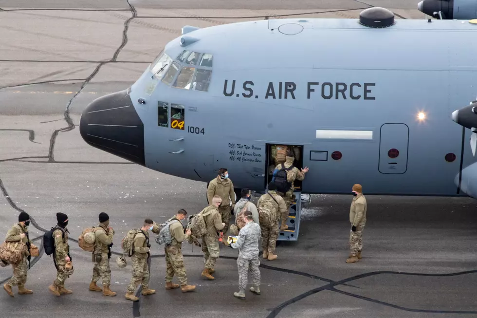 Minnesota National Guard Troops Arriving in Washington DC