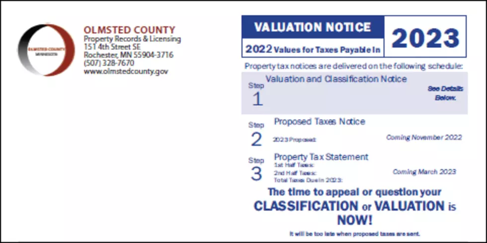 Example of Olmsted County Valuation Notice (click to enlarge)