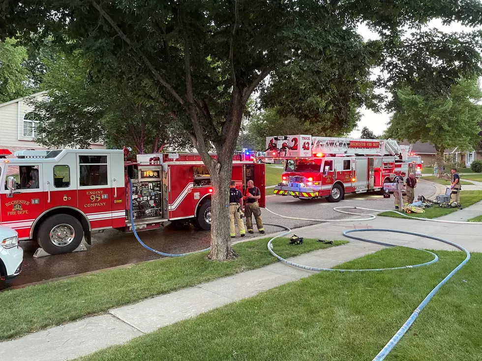 Rochester Home Catches on Fire