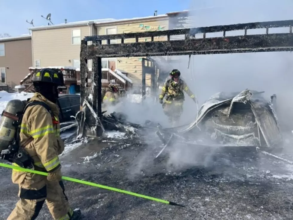 Rochester Firefighters Battle Garage Fire in Bitter Cold