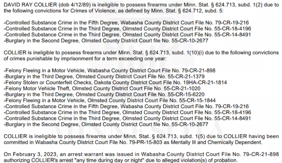 Collier complaint. Olmsted County Court